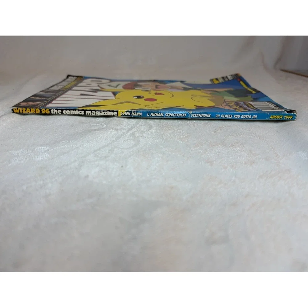 Wizard Magazine August 1999 Pokemon Pikachu Ash Comics Movie Guide